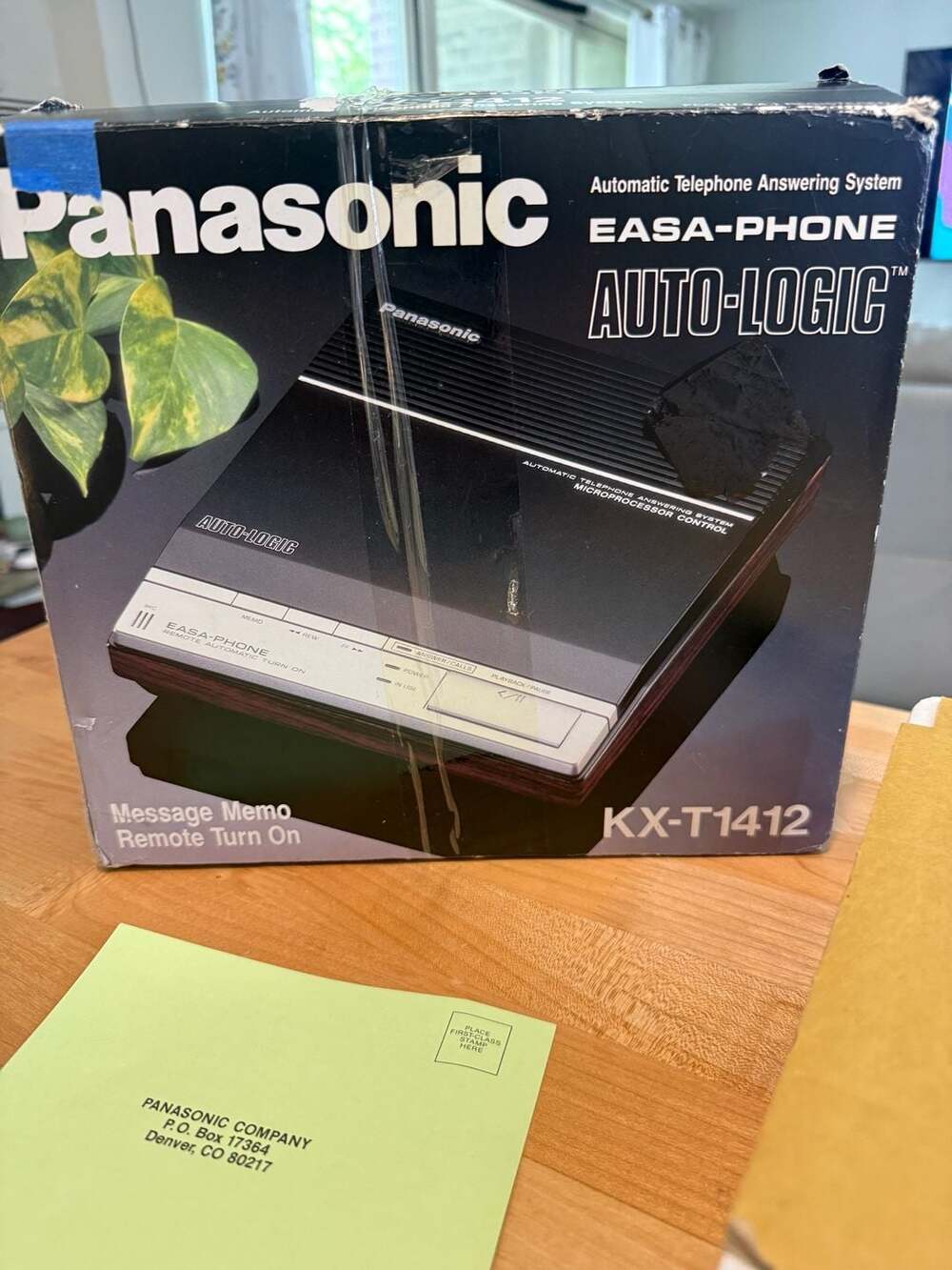 Panasonic Auto-Logic KX-T1412 Automatic Telephone Answering System